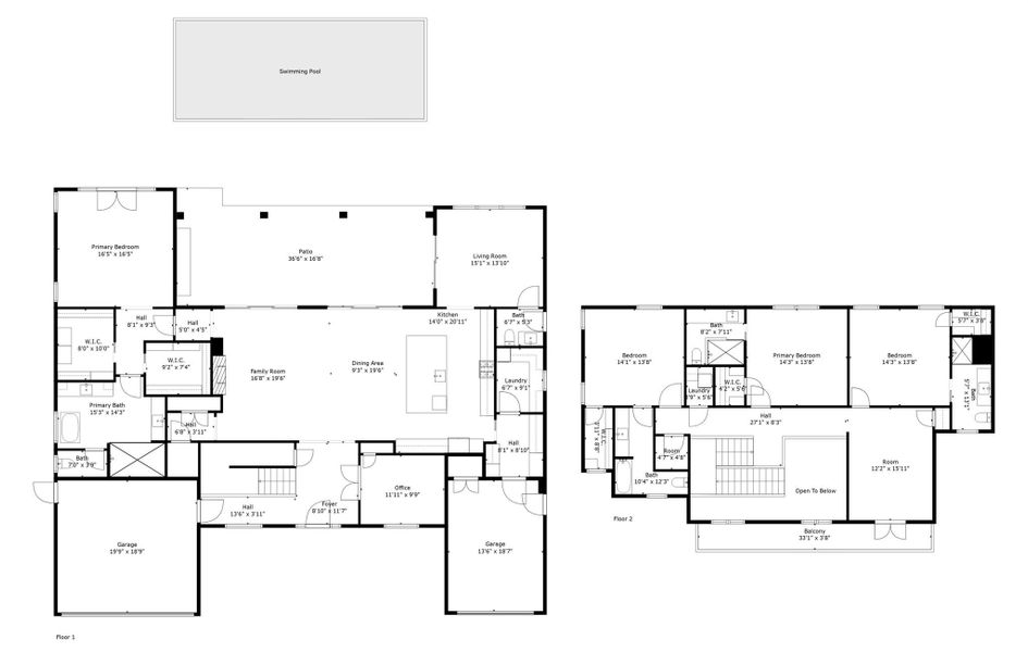 2D floor plan layout of this home in , North Palm Beach, FL (Image 23). 2D floor plan layout of this home in , North Palm Beach, FL (Image 23).