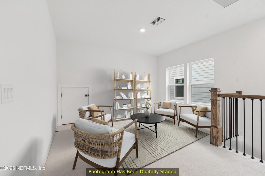 Furnished interior view inside a new home in Reflections 40' Front Load, Ponte Vedra (Image 10).