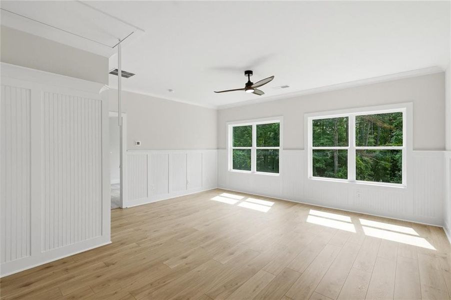 Spacious, unfurnished interior of a new home in , Marietta (Image 29).
