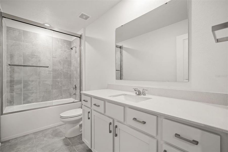 Furnished interior view inside a new home in Knightsbridge, Kissimmee (Image 8). Furnished interior view inside a new home in Knightsbridge, Kissimmee (Image 8).