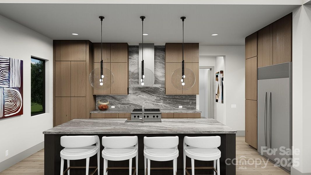 Furnished interior view inside a new home in , Asheville (Image 4).