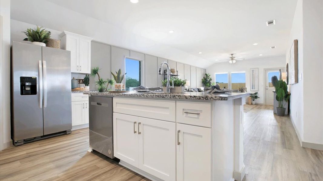 Representative furnished interior of a home built from the The Gaven by D.R. Horton in Terra Vista, Lubbock (Image 11).