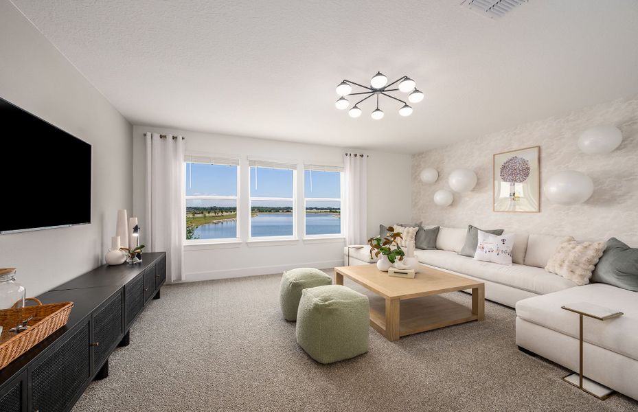 Representative furnished interior of a home built from the Yellowstone by Pulte Homes in Riverwood, Zephyrhills (Image 13).