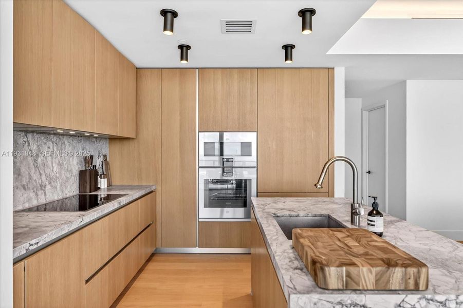 Furnished interior view inside a new home in , Miami Beach (Image 4). Furnished interior view inside a new home in , Miami Beach (Image 4).