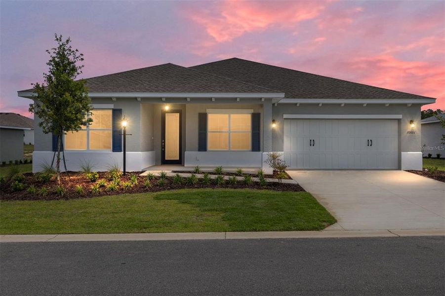 Front exterior of a new home in , Ocala, FL, highlighting curb appeal (Image 19).