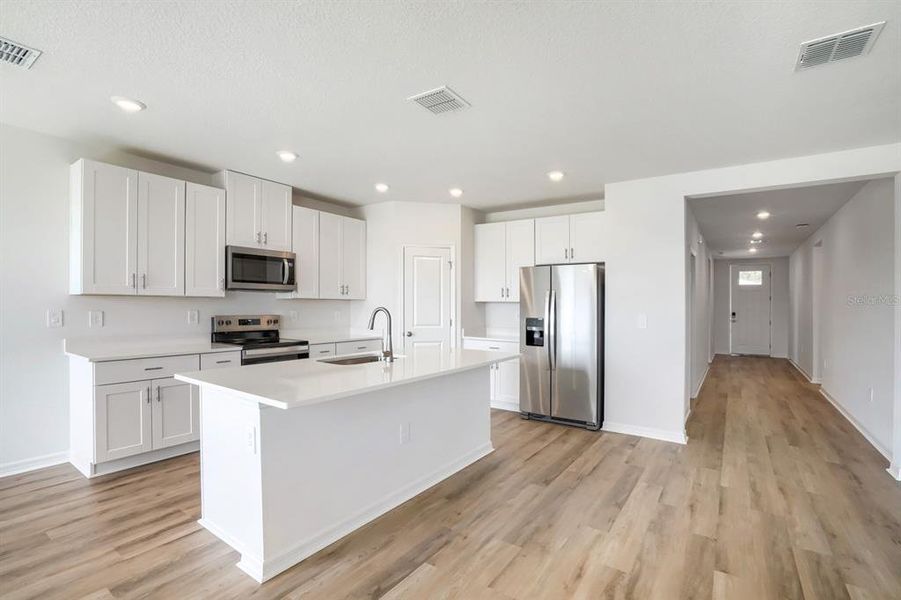 Furnished interior view inside a new home in Salt Meadows - Classic Series, Parrish (Image 9).