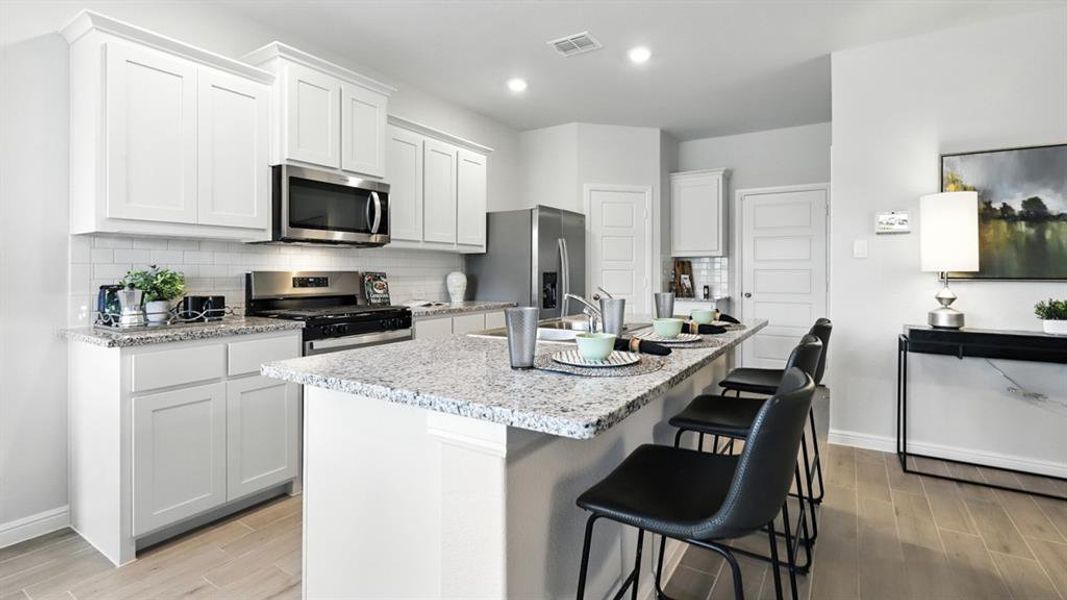 Furnished interior view inside a new home in The Canyons, Keene (Image 26).