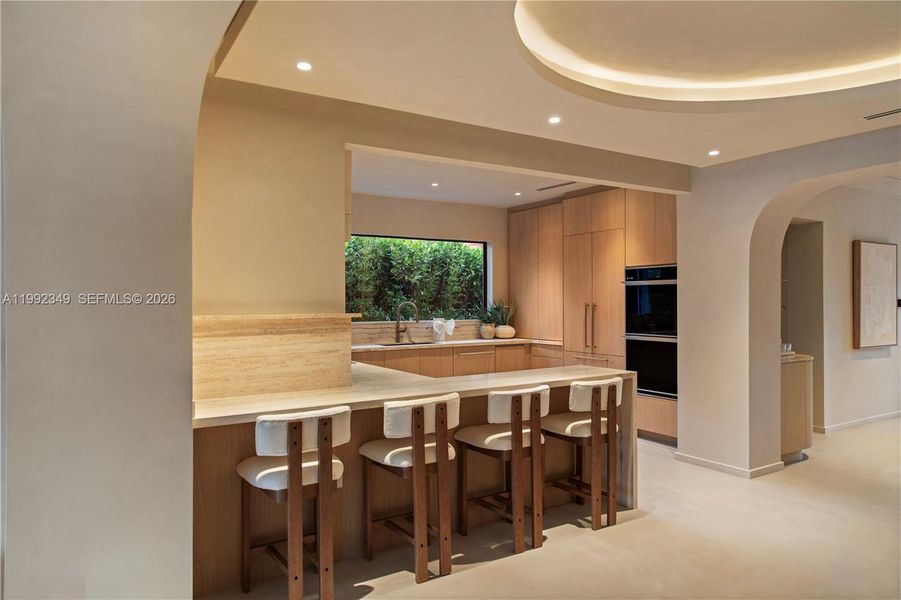 Furnished interior view inside a new home in , Miami Beach (Image 8). Furnished interior view inside a new home in , Miami Beach (Image 8).