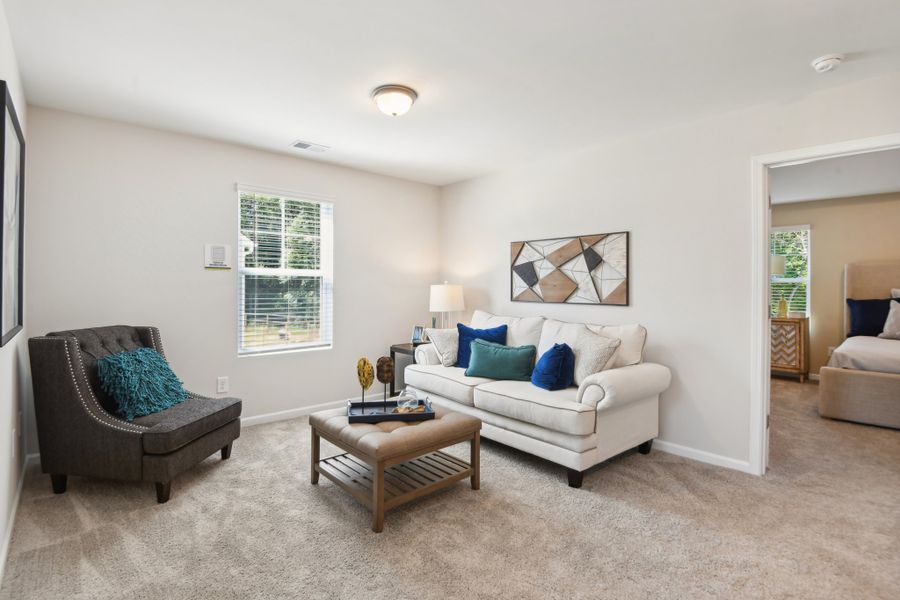 Representative furnished interior of a home built from the Benjamin by Great Southern Homes in Canopy Of Oaks, Sumter (Image 15).