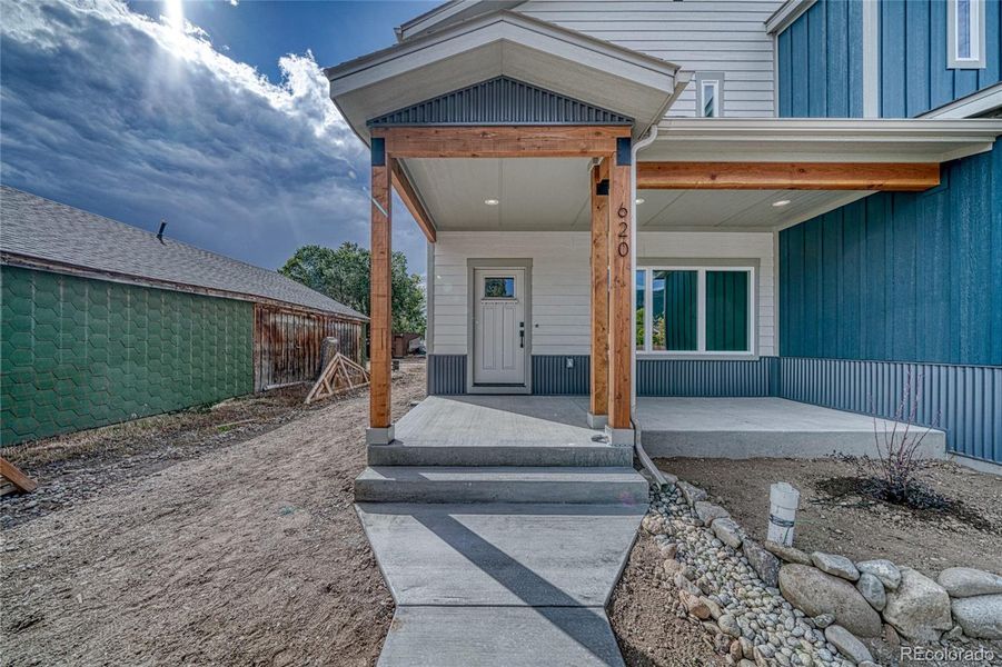 Exterior details and patio area of a home in , Salida (Image 2).