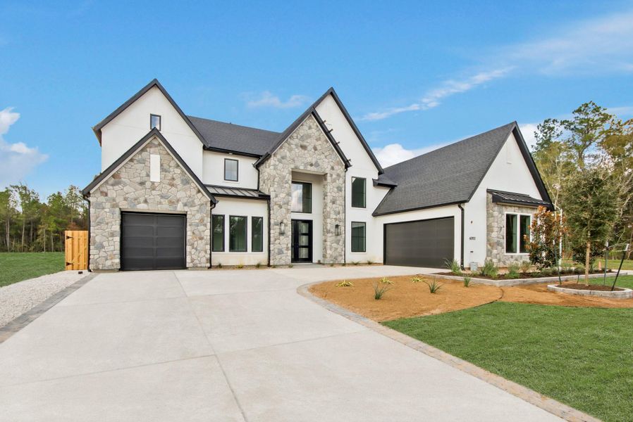 Front exterior of a new home in Colton, Todd Mission, TX, highlighting curb appeal (Image 10).