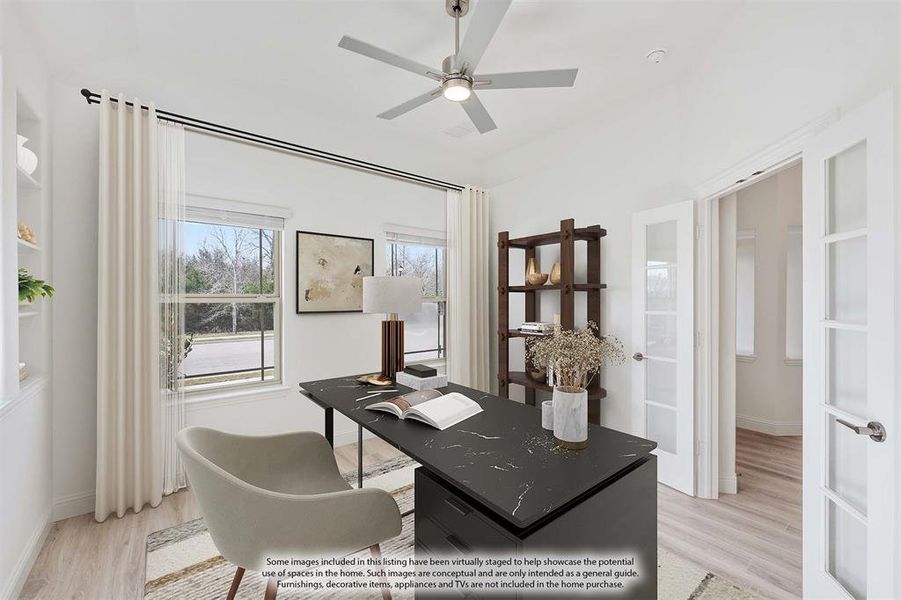 Furnished interior view inside a new home in Terracina, Rockwall (Image 6).