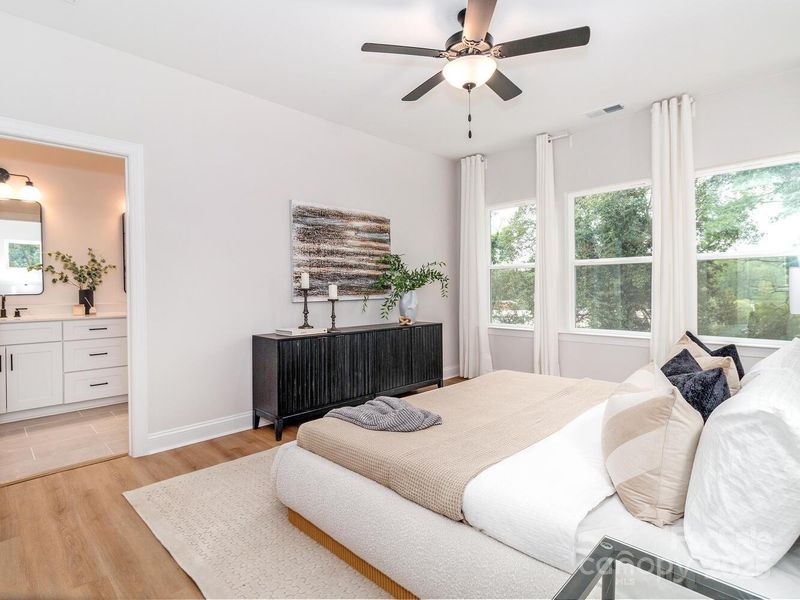 Furnished interior view inside a new home in , Charlotte (Image 5).