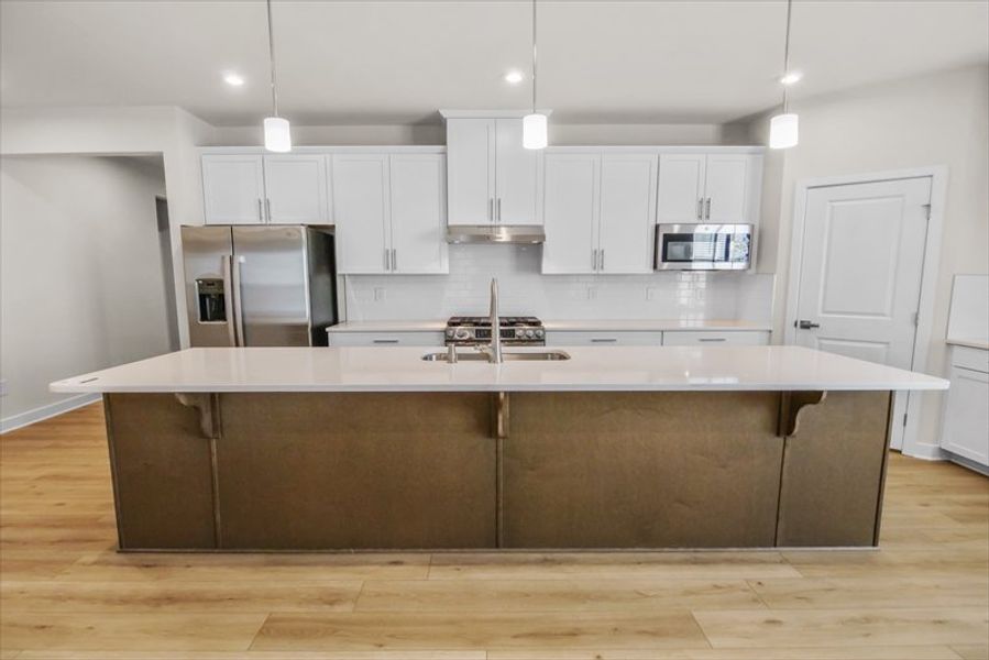 Furnished interior view inside a new home in Canterbrook Farms Ranches, Fountain Inn (Image 4).