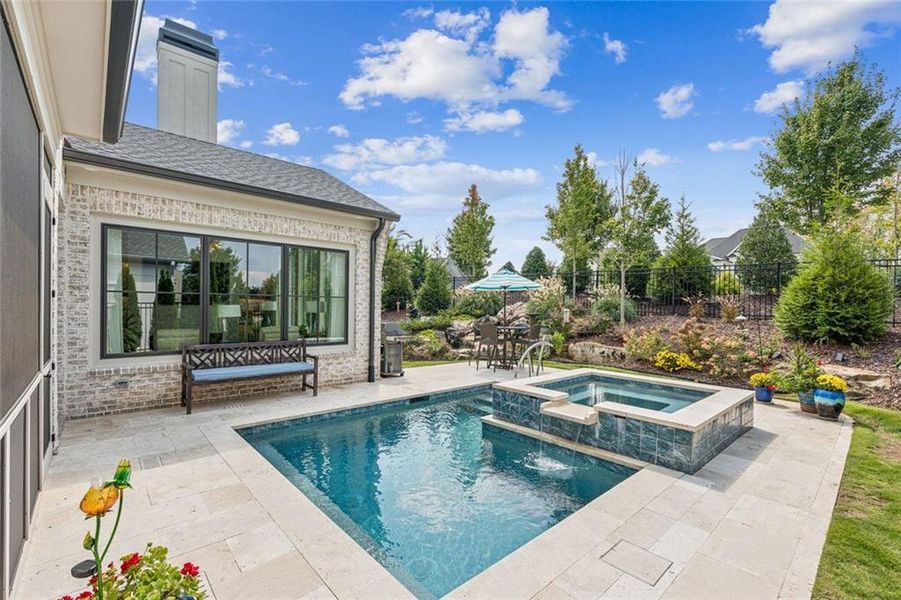 Exterior details and patio area of a home in , Alpharetta (Image 27).