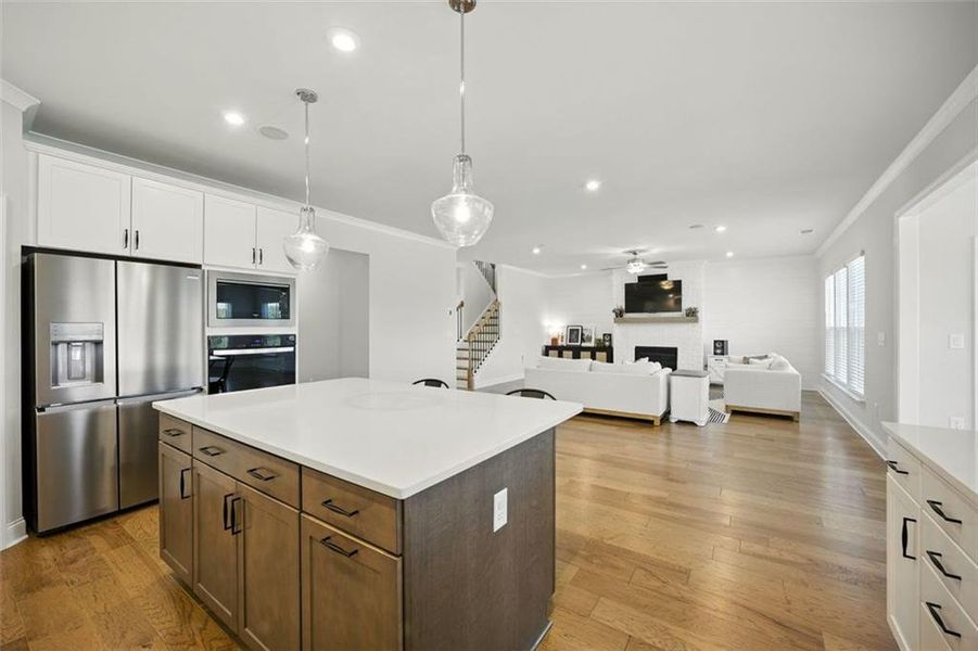 Furnished interior view inside a new home in , Cumming (Image 7).