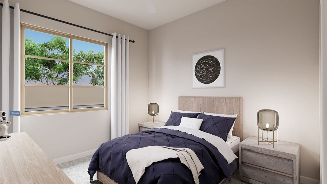 Representative furnished interior of a home built from the Parker Plan 5031 by Tri Pointe Homes in Abel Ranch, Goodyear (Image 12).