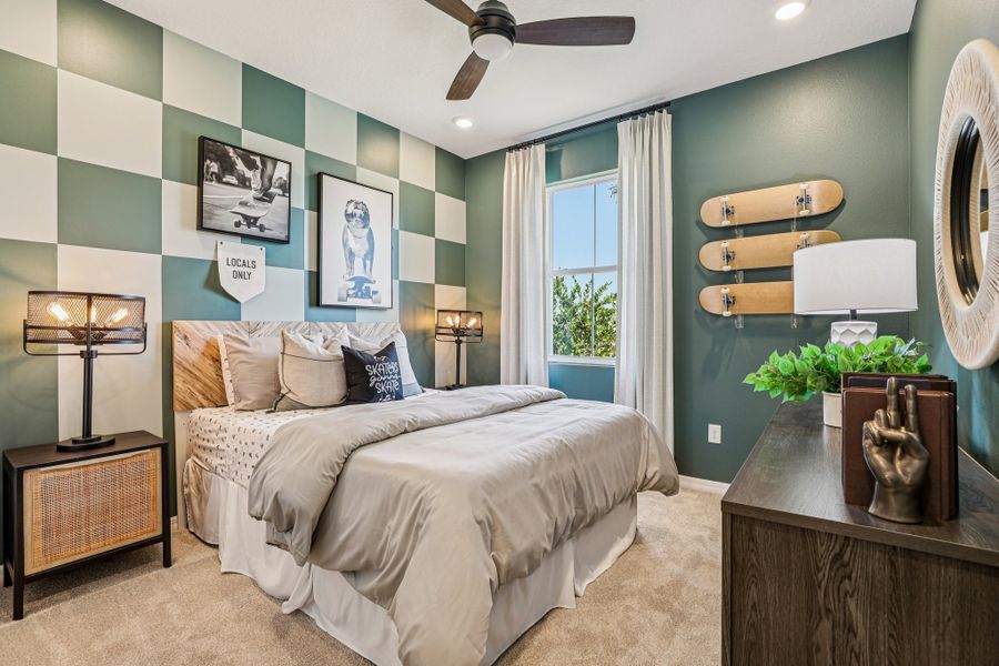 Representative furnished interior of a home built from the Briella by Risewell Homes in Country Club Estates, Palm Bay (Image 21).