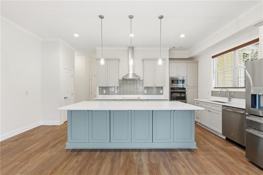 Furnished interior view inside a new home in , Cornelia (Image 8).