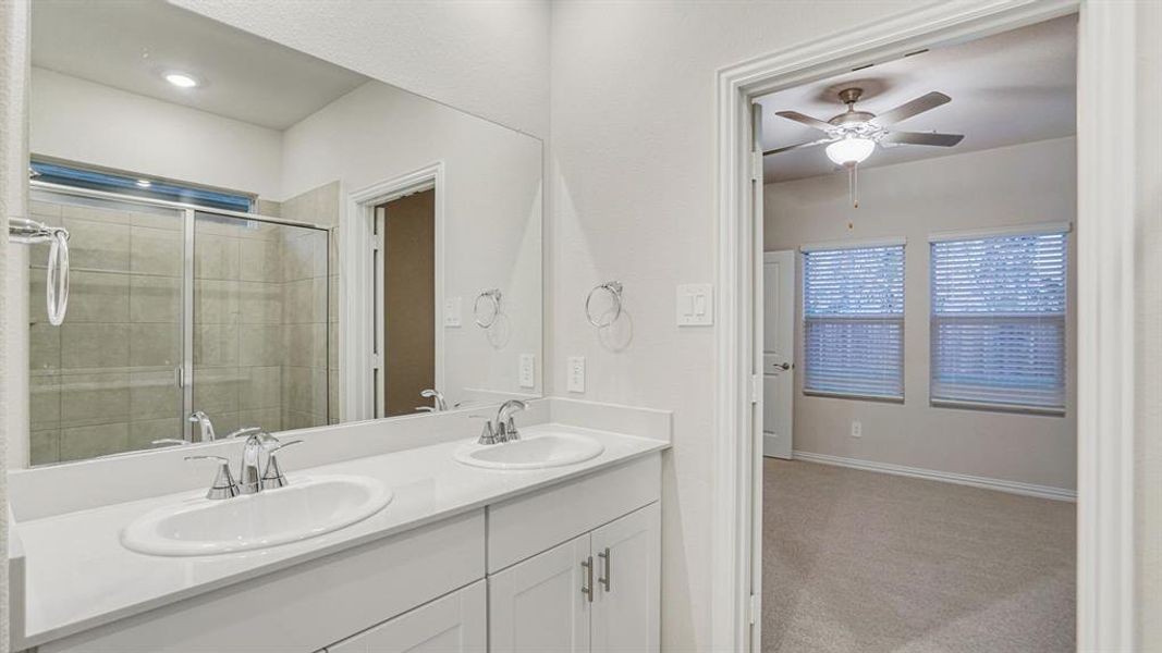 Furnished interior view inside a new home in Eastridge - Spring Series, McKinney (Image 6).