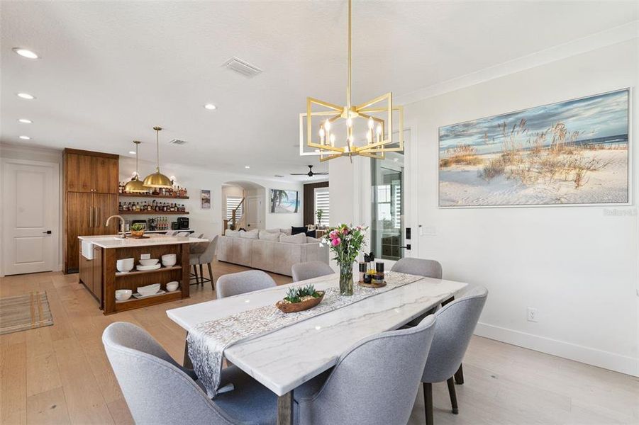 Furnished interior view inside a new home in Oakland Park, Winter Garden (Image 17).