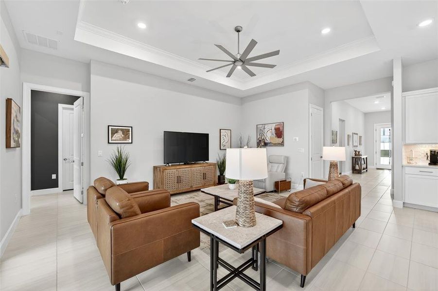 Furnished interior view inside a new home in , Venice (Image 31).