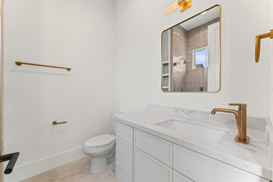 Secondary bathroom