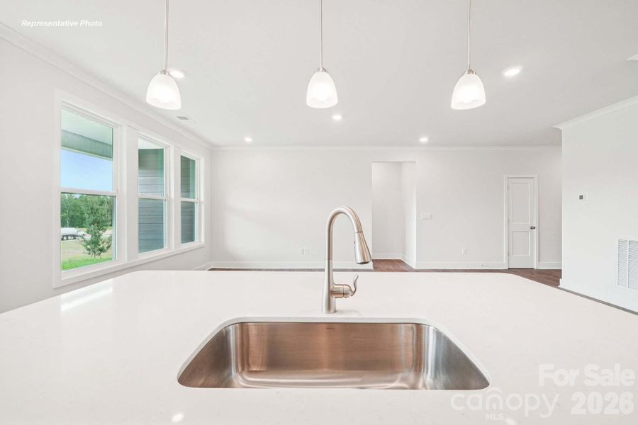 Close-up of interior finishes inside a home in Westport, York (Image 9).