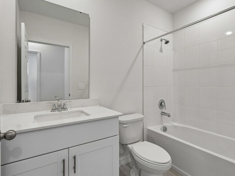 Furnished interior view inside a new home in Crosswinds - Signature Series, Haines City (Image 4).