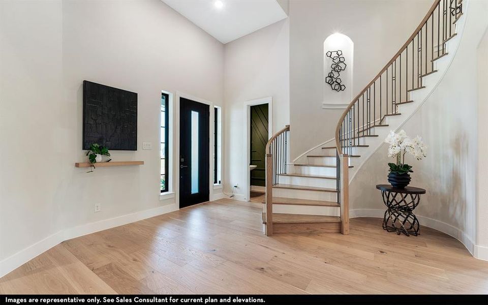 Furnished interior view inside a new home in Green Meadows, Celina (Image 13).