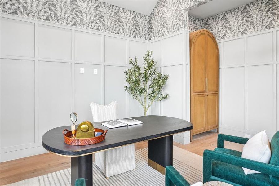 Furnished interior view inside a new home in , Dallas (Image 16).