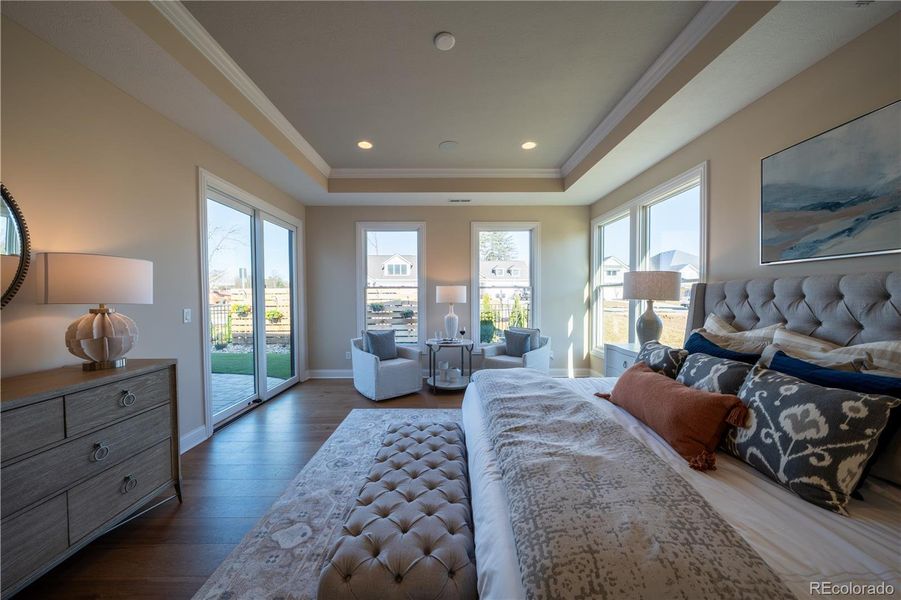 Furnished interior view inside a new home in , Fort Lupton (Image 9). Furnished interior view inside a new home in , Fort Lupton (Image 9).