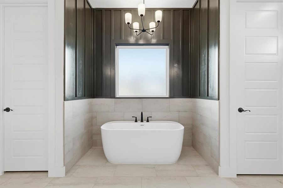 Furnished interior view inside a new home in , Godley (Image 17).