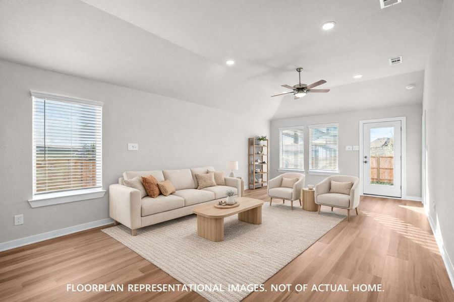Furnished interior view inside a new home in Moran Ranch, Willis (Image 11).