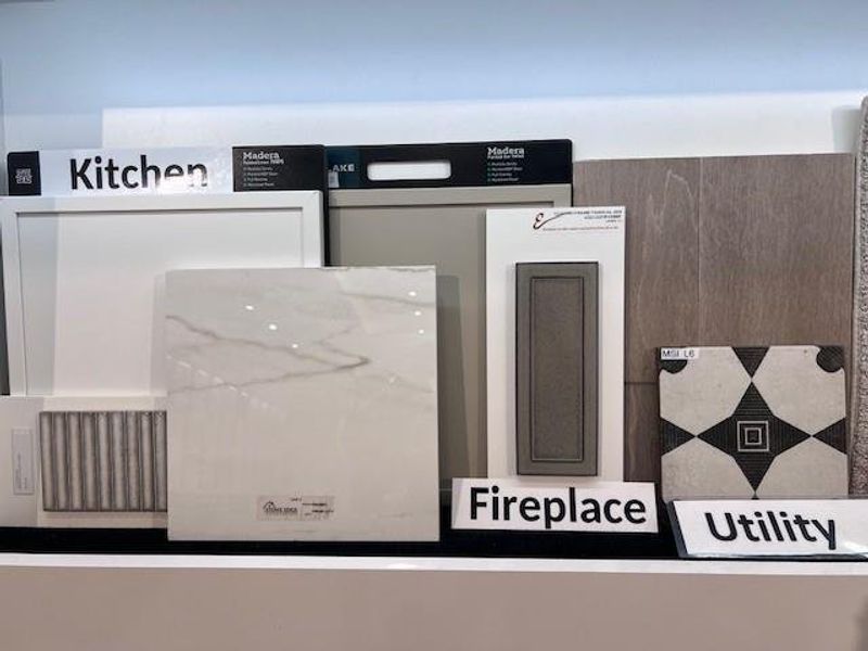 Kitchen finishes as chosen by Newmark's premier design center.