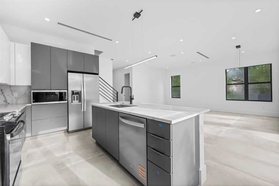 Furnished interior view inside a new home in , Fort Lauderdale (Image 9). Furnished interior view inside a new home in , Fort Lauderdale (Image 9).