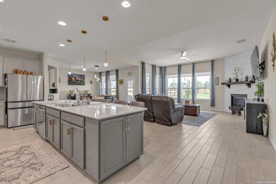 Furnished interior view inside a new home in Davis Ranch, San Antonio (Image 9).
