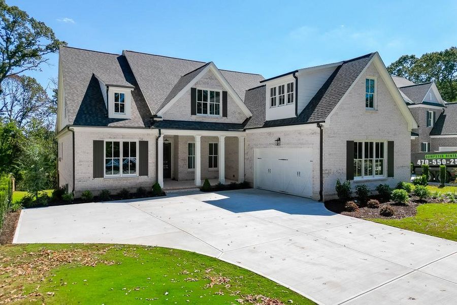 Front exterior of a new home in , Buford, GA, highlighting curb appeal (Image 30).