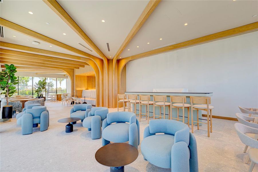 Furnished interior view inside a new home in , Miami Beach (Image 6).