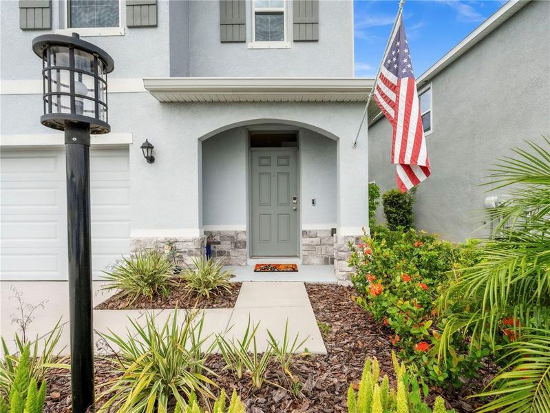 Front exterior of a new home in , Bradenton, FL, highlighting curb appeal (Image 1). Front exterior of a new home in , Bradenton, FL, highlighting curb appeal (Image 1).