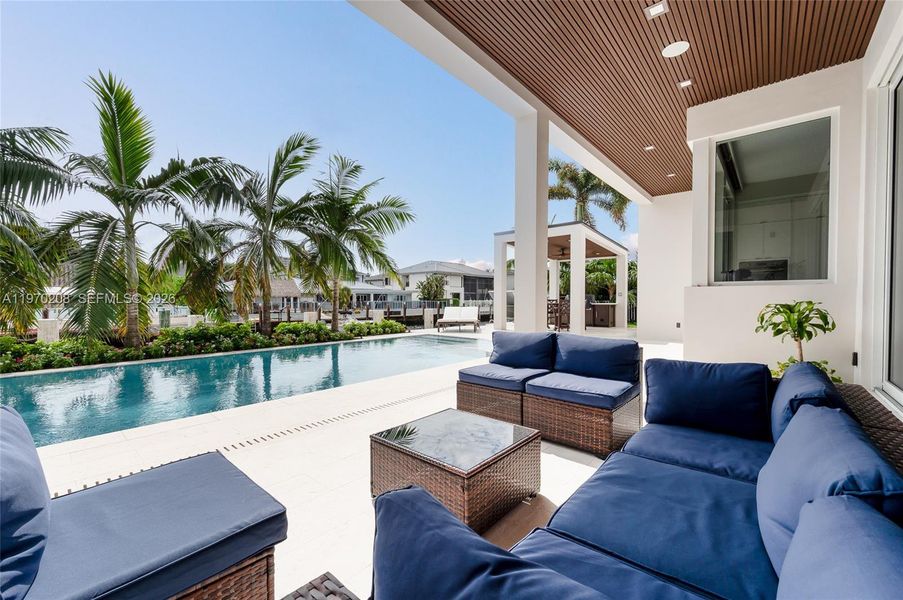 Exterior details and patio area of a home in , Lighthouse Point (Image 22).