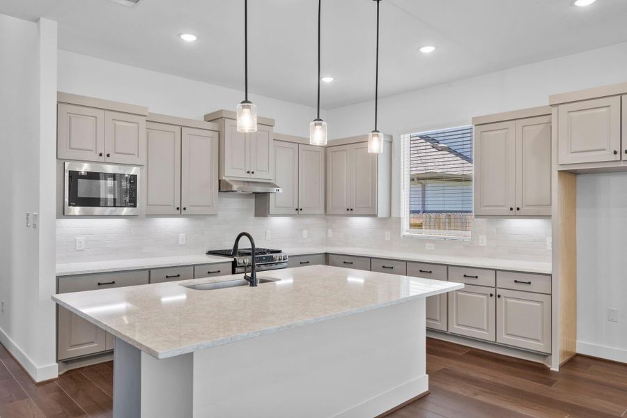 Furnished interior view inside a new home in Artavia, Conroe (Image 7).