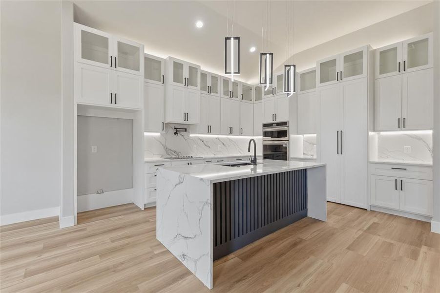 Furnished interior view inside a new home in , Dallas (Image 10).