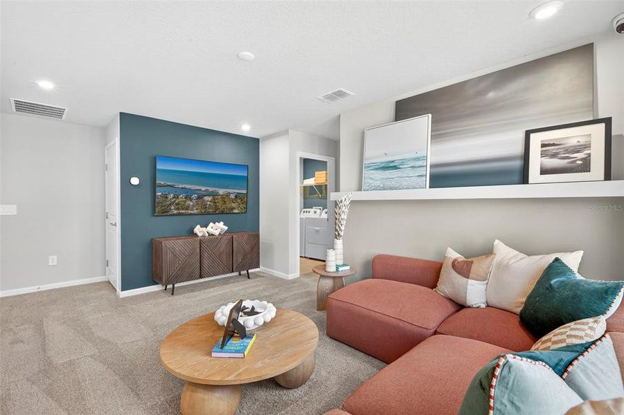 Furnished interior view inside a new home in Crosswind Ranch, Parrish (Image 24).