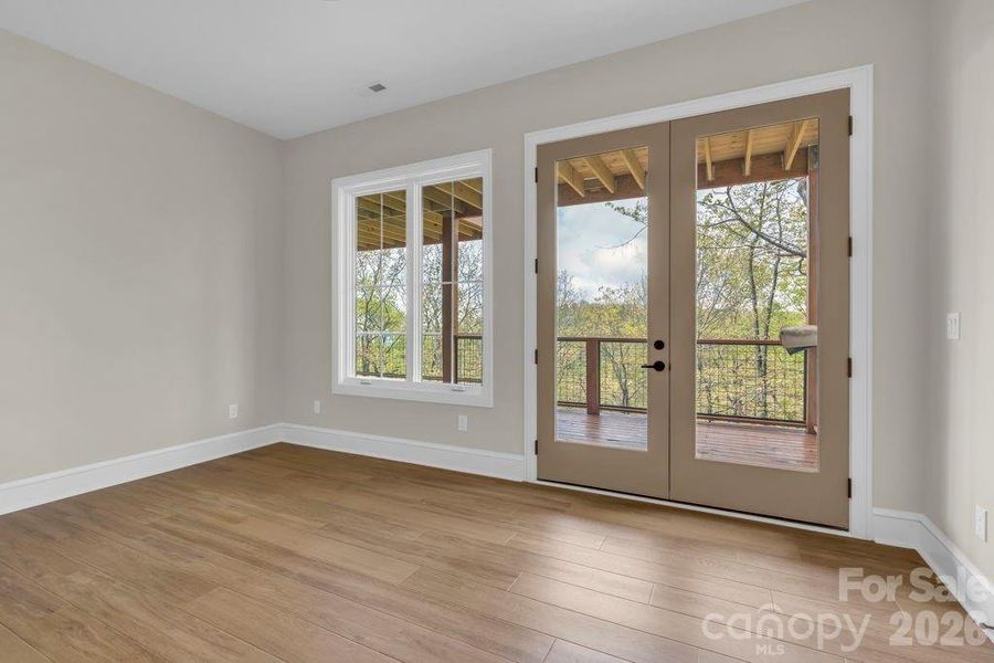 Lower-level bedroom suite 1