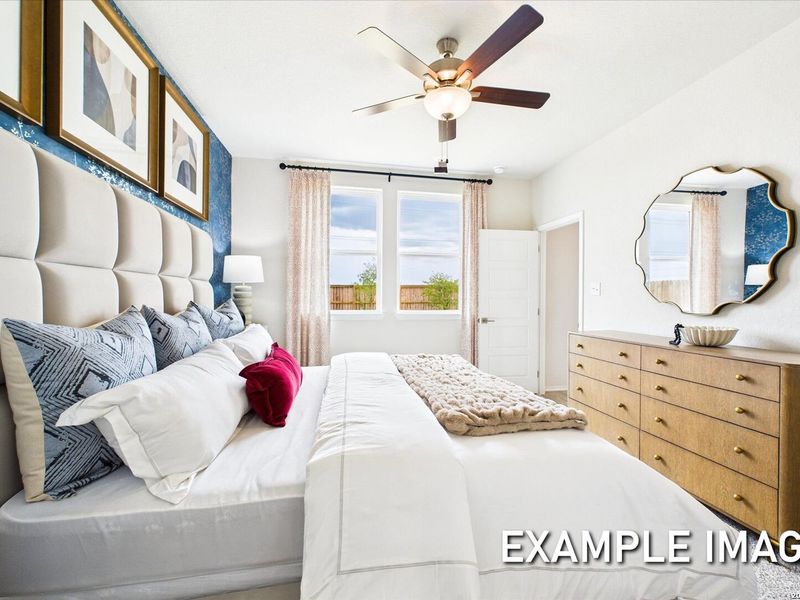 Furnished interior view inside a new home in Agave, San Antonio (Image 35).