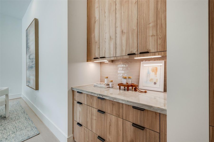 Furnished interior view inside a new home in , Houston (Image 25).