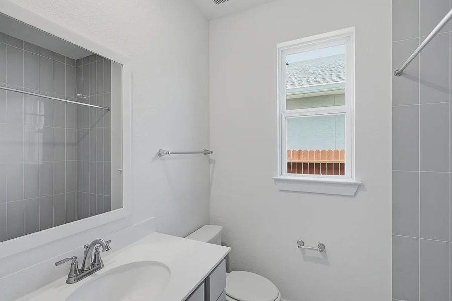 Furnished interior view inside a new home in Stillwater Ranch, San Antonio (Image 17).