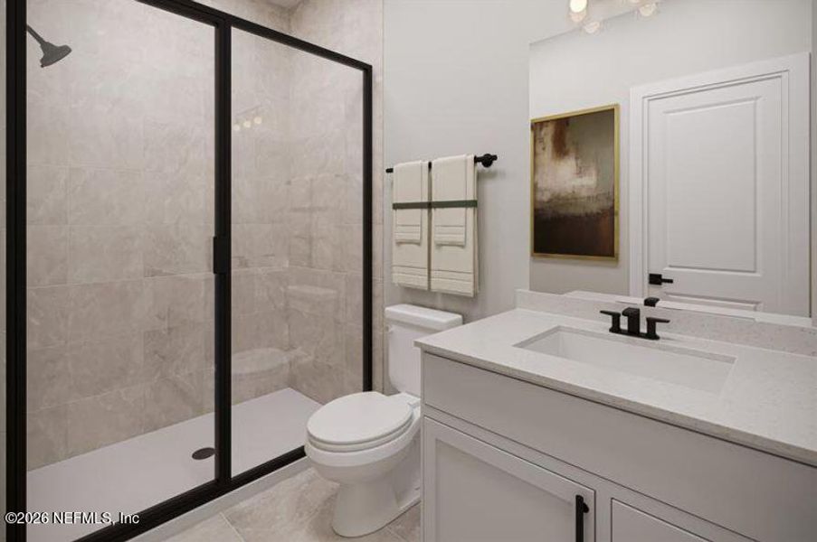 Furnished interior view inside a new home in Seminole Palms Single-Family Homes, Palm Coast (Image 10).