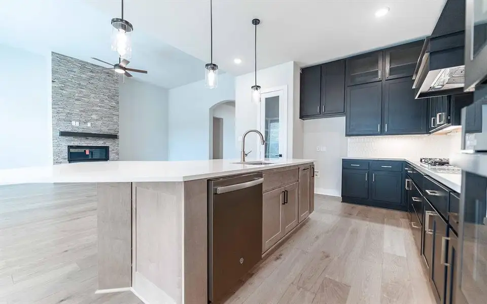 Furnished interior view inside a new home in Heath Golf & Yacht Club, Forney (Image 2).